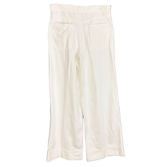 MADEWELL The Superwide-Leg Jeans 28 High Rise Cotton True White  B51 - Picture 3 of 6